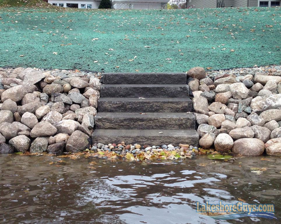 Steep Steps Leading To Lake Dock Stock Image - Image of steps, pond:  220289845