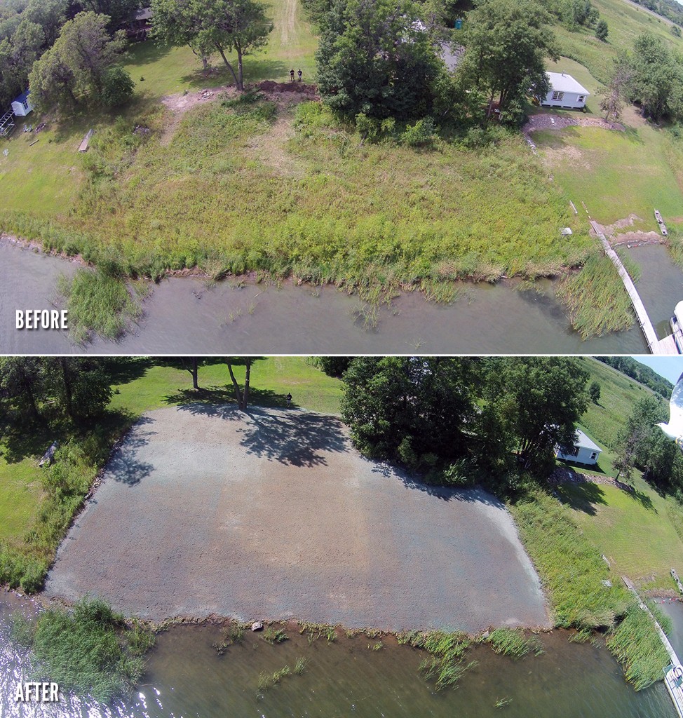 Before &amp; After Shoreline