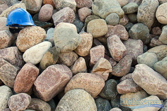 6-12-inch riprap stones