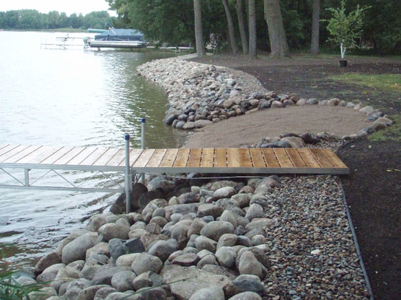 Our Work - Riprap Shoreline & Riverbank Photo Gallery • Lakeshore Guys ...