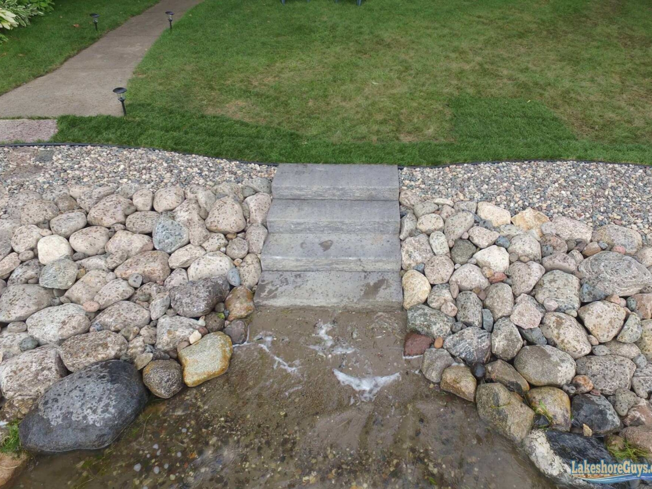 Our Work - Riprap Shoreline & Riverbank Photo Gallery • Lakeshore Guys ...